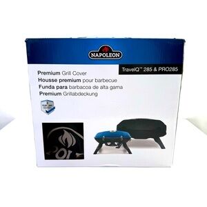 Napoleon Black TravelQ PRO285 & 285 Grill Cover NWT